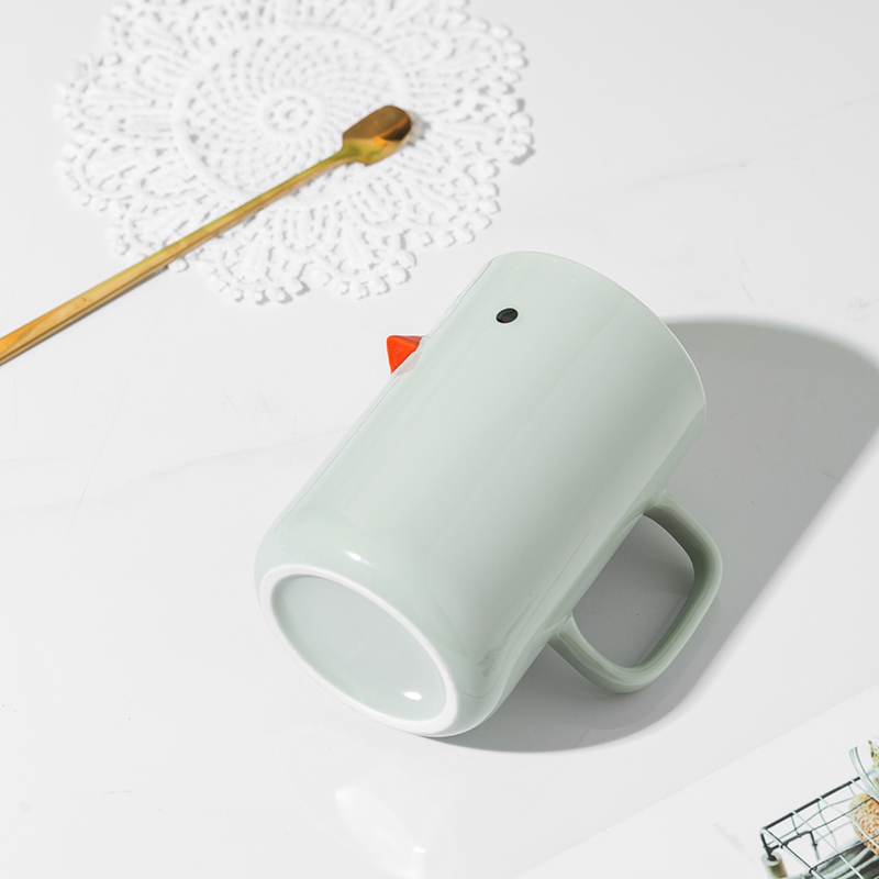 唯都 悠然小鸟红点马克杯W-S312