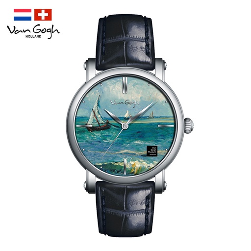梵高（VanGogh）瑞士手表男-海景Gent 04-1